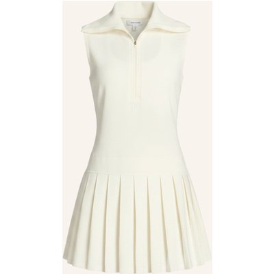 Wilson Sweatkleid W Half Zip Pleated Dress beige