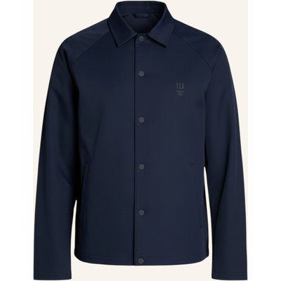 Wilson Sportjacke M Shirt Jacket blau