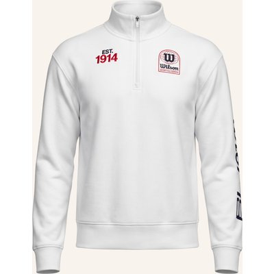 Wilson Sportjacke M Playstate Half Zip Sweatshirt weiss