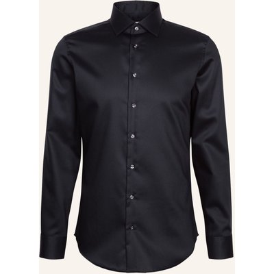 Seidensticker Business Hemd Slim Fit schwarz