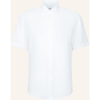 Seidensticker Leinenhemd Regular Fit weiss