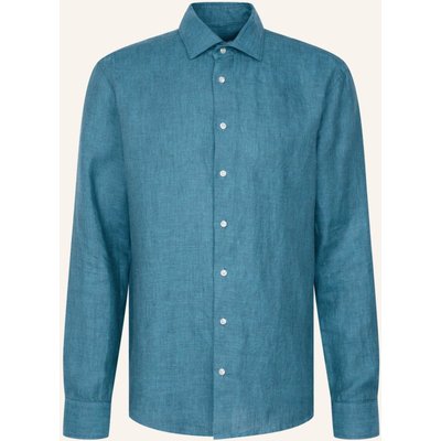 Seidensticker Leinenhemd Regular Fit blau
