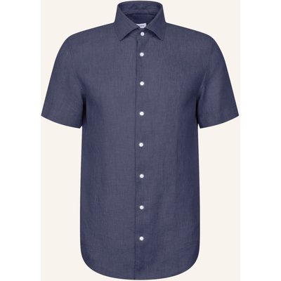 Seidensticker Leinenhemd Slim Fit blau
