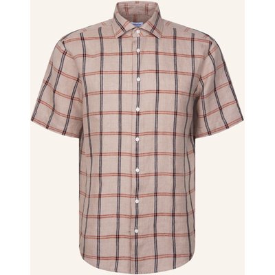 Seidensticker Leinenhemd Regular Fit beige
