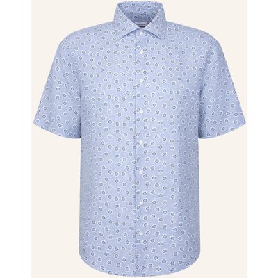 Seidensticker Leinenhemd Regular Fit blau