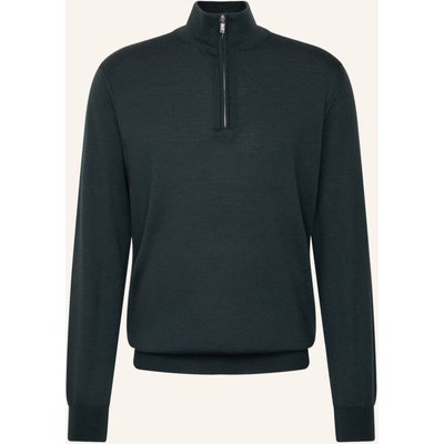 Seidensticker Quarter Zip Regular Fit gruen