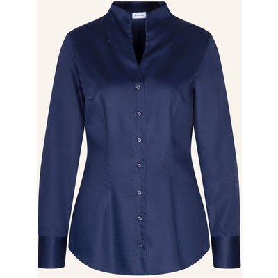 Seidensticker Kelchkragenbluse blau