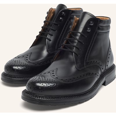 Heinrich Dinkelacker Schnürboots Janosh K Full-Brogue Bc schwarz