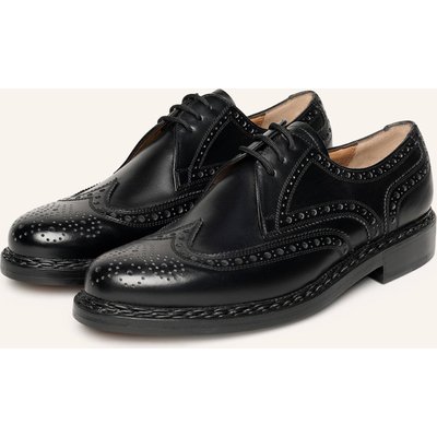 Heinrich Dinkelacker Schnürer Buda Full-Brogue Bc schwarz
