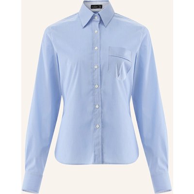 Van Laack Bluse Modern Fit blau