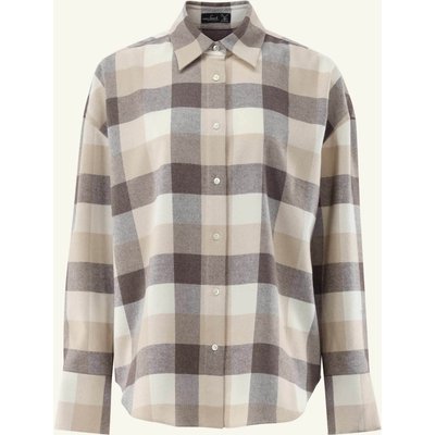 Van Laack Bluse Modern Fit braun