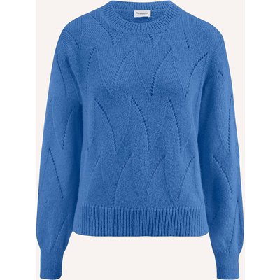 Hessnatur Strickpullover blau