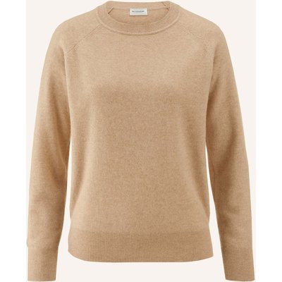 Hessnatur Hessnatur Strick Pullover Relaxed Aus Cashmere Mit Recycling-Anteil beige