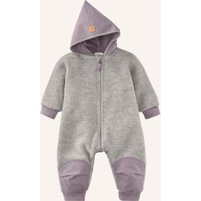 Hessnatur Wollfleece Overall grau