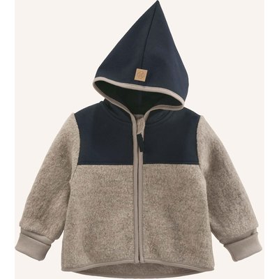 Hessnatur Wollwalk Jacke grau
