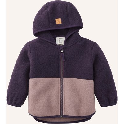 Hessnatur Wollfleece Jacke lila