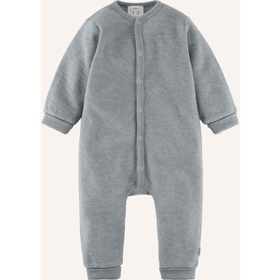 Hessnatur Hessnatur Wollfrottee Overall Aus Reiner Bio-Merinowolle blau