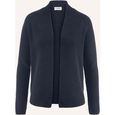 Hessnatur Hessnatur Strick Jacke Regular Aus Reiner Bio-Baumwolle blau