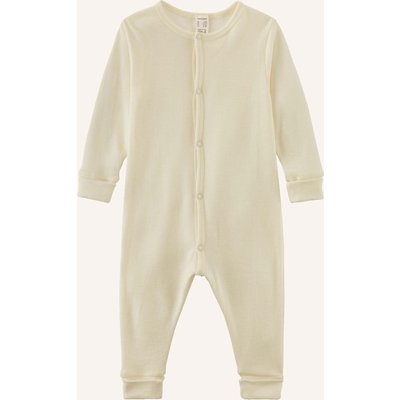 Hessnatur Hessnatur Schlafoverall Aus Bio-Merinowolle Mit Seide beige