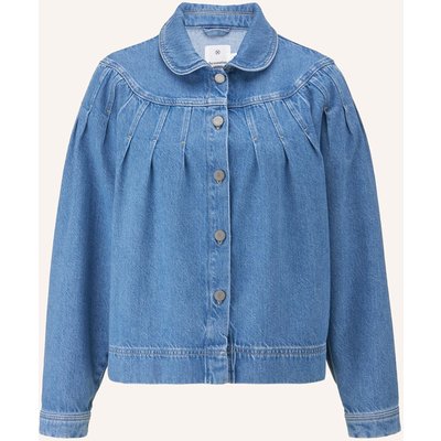 Hessnatur Hessnatur Jeansjacke Relaxed Aus Bio-Baumwolle Mit Tencel™ Lyocell blau