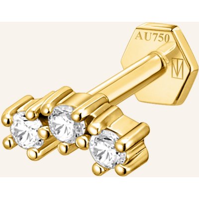 Saboteur Einzel Piercing Stecker Mini Krappenfassungen 4,5 Mm gold