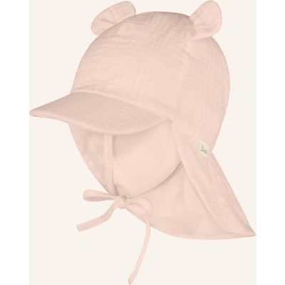 Sterntaler Schirmmütze Mit Nackenschutz Ohren rosa