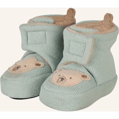 Sterntaler Baby Stiefel Bärchen gruen