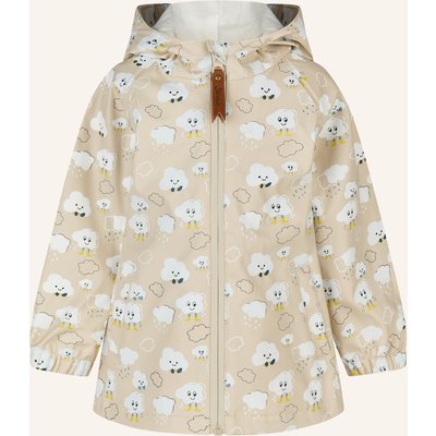 Sterntaler Farbwechsel Regenjacke Wolken beige