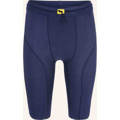 Skins Kompressionshose s5 Half Tights blau