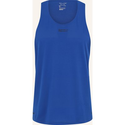 2xu Lauf Tank Light Speed Tech Singlet blau