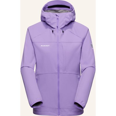 Mammut Softshell-Jacke Ultimate Comfort So Hooded lila