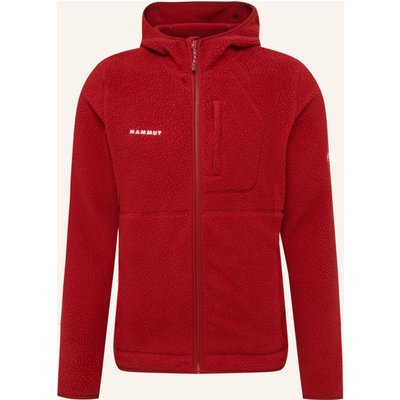 Mammut Midlayer-Jacke Falera Pro Ml Mit Kapuze rot