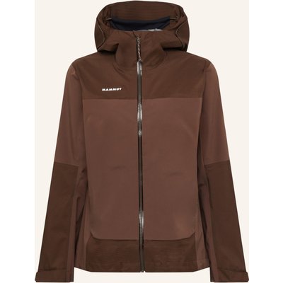 Mammut Hardshelljacke Ducan Guide Hs Mit Kapuze braun