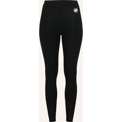 Mammut Tights Tree Wool Thermal Fl Long schwarz