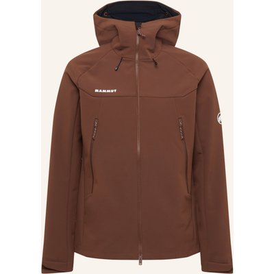 Mammut Softshelljacke Winterfield So Mit Kapuze braun