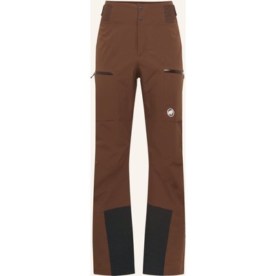 Mammut Hardshell-Skihose Stoney Hs braun