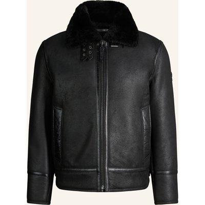 Joop! Lederjacke schwarz