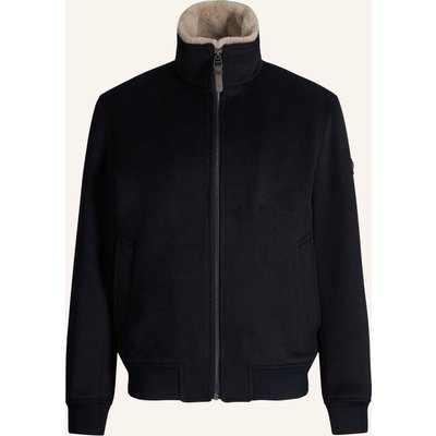 Joop! Jacke Milton Mit Abnehmbarem Kunstfell blau