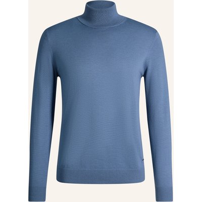 Joop! Rollkragenpullover Donte Aus Merinowolle blau