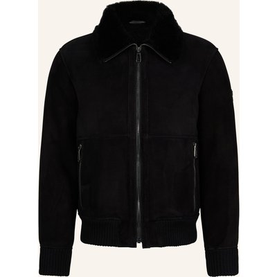 Joop! Lederjacke schwarz