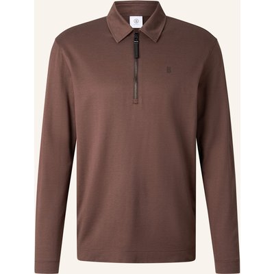 Bogner Polo-Longsleeve Bailey braun