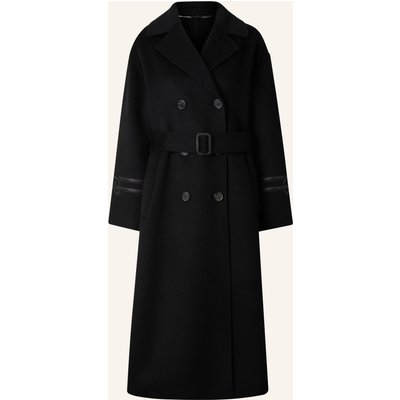 Bogner Doubleface Wollmantel Terese schwarz