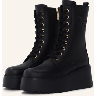Aigner Plateau Bootie With Lacing Plateau Bootie 2g schwarz