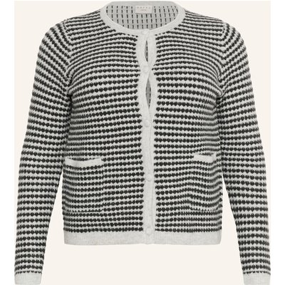 Kaffe Curve Strickjacke Kcelanna grau