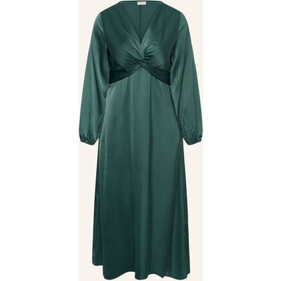 Kaffe Curve Maxikleid Kcjamie Aus Satin gruen