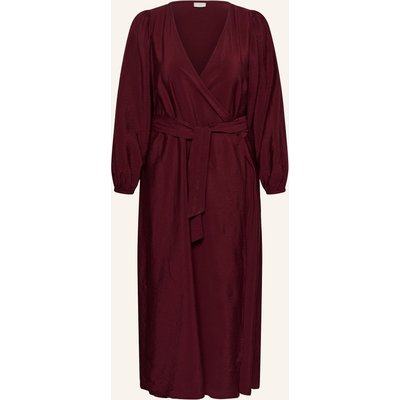 Kaffe Curve Wickelkleid Kcelsa rot
