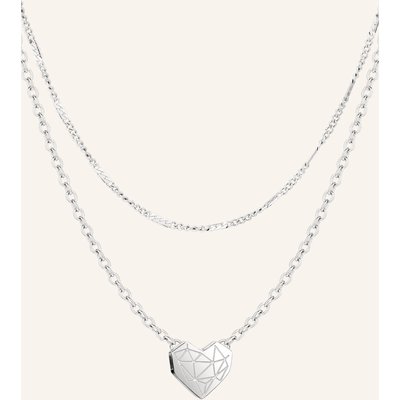 Liebeskind Halskette Aus Edelstahl silber