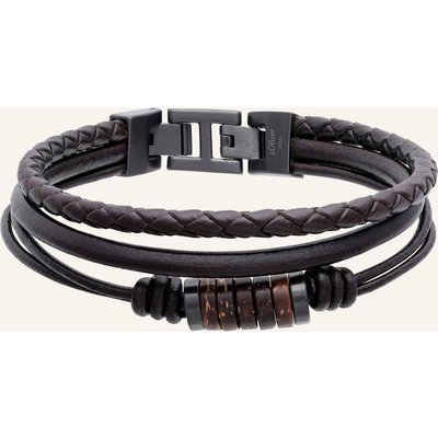 S.Oliver Armband Aus Echtleder braun