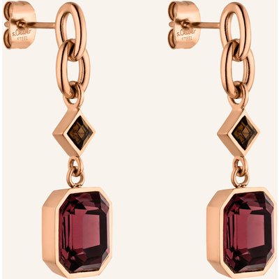 S.Oliver Ohrhänger Aus Edelstahl rosegold