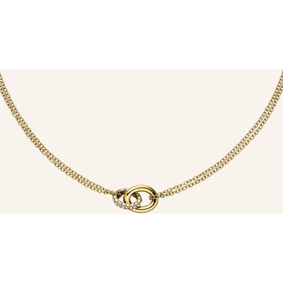 S.Oliver Halskette Aus Edelstahl gold
